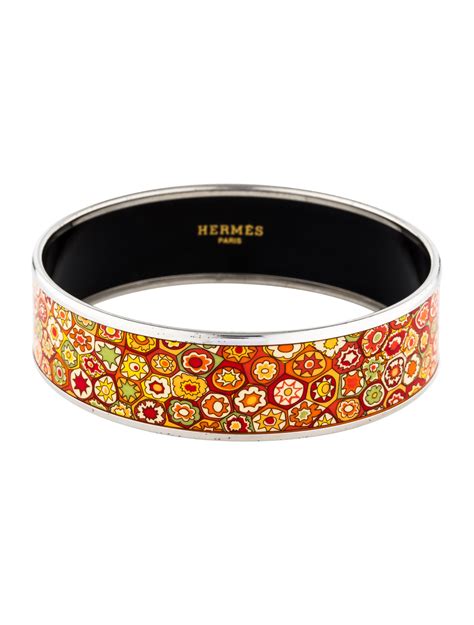 hermes solid enamel bangle|Hermes bangles on sale.